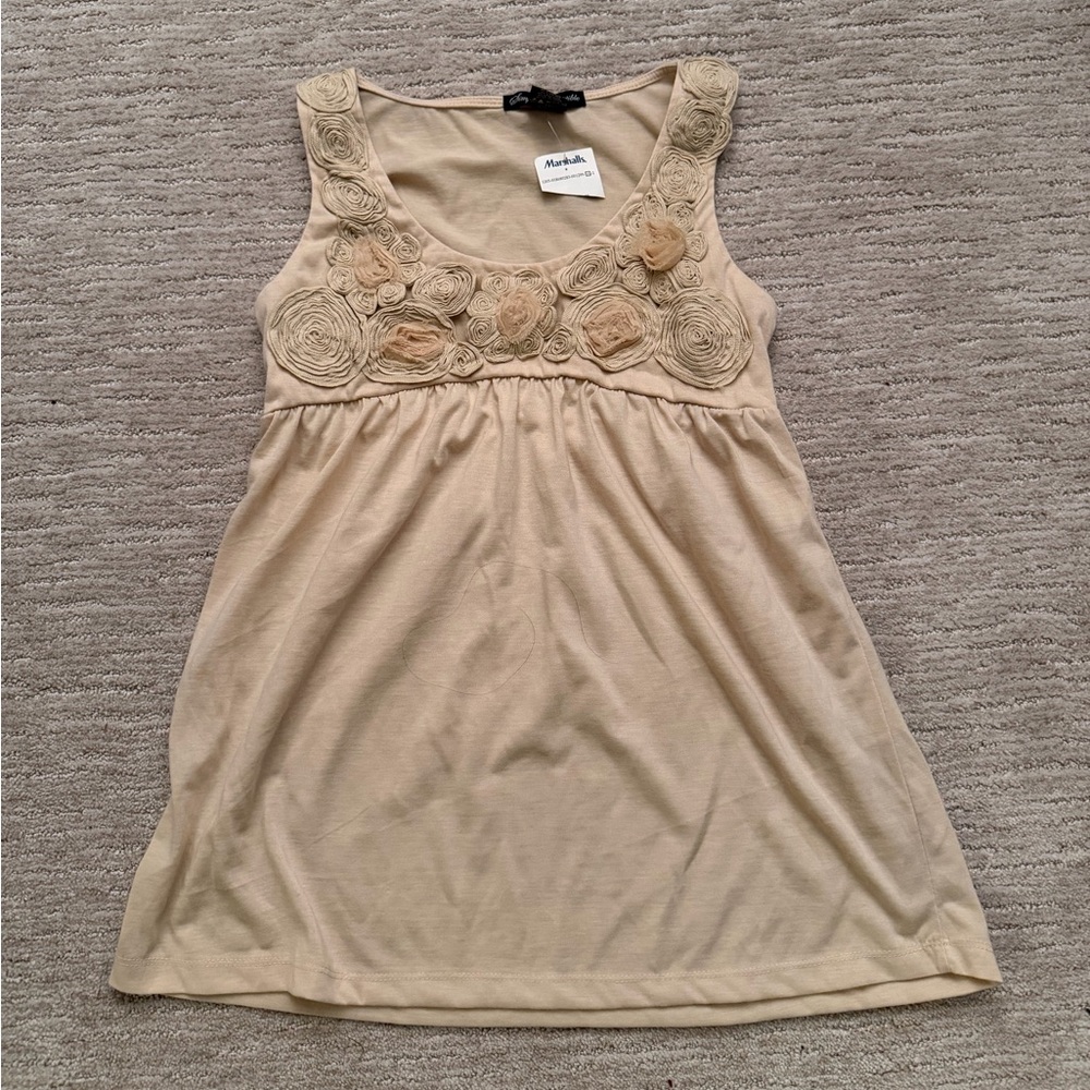 NWT Babydoll Y2K Tank Top Blouse Medium